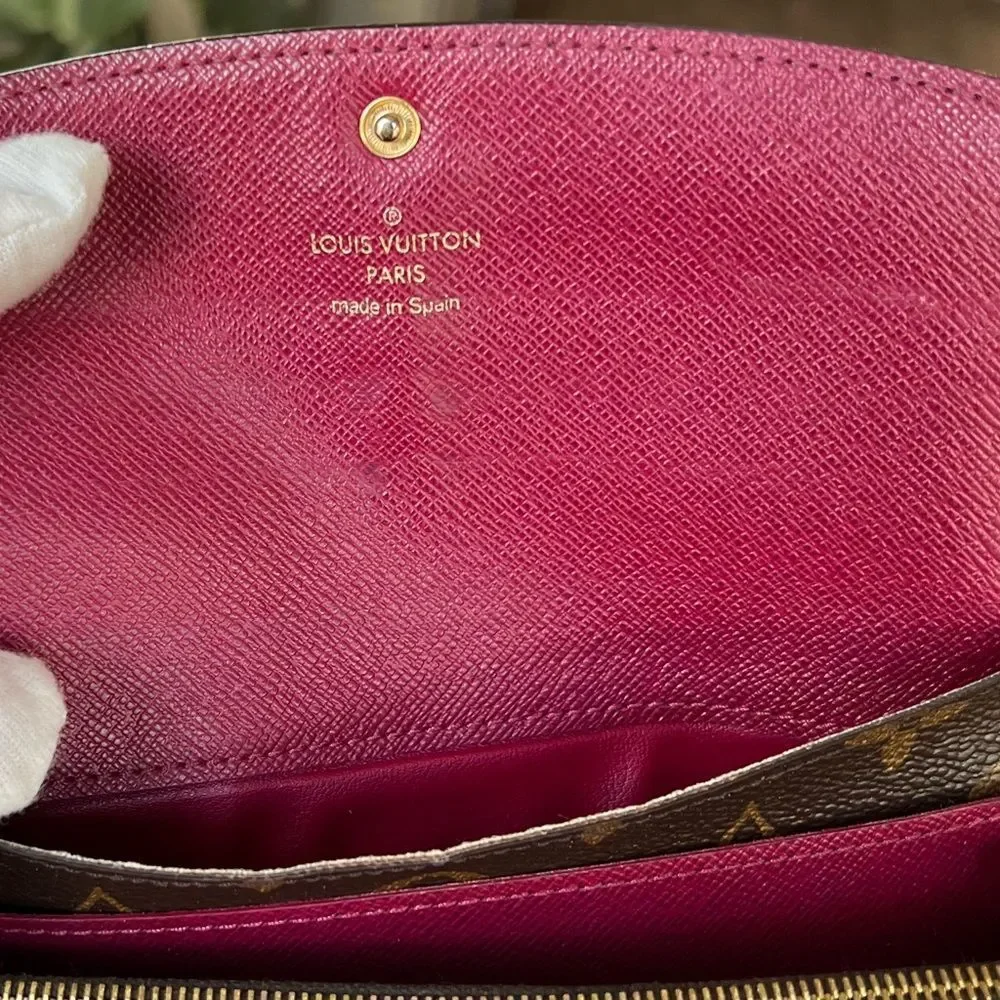 💯 AUTH Louis Vuitton monogram Emily wallet on chain - Picture 7 of 12